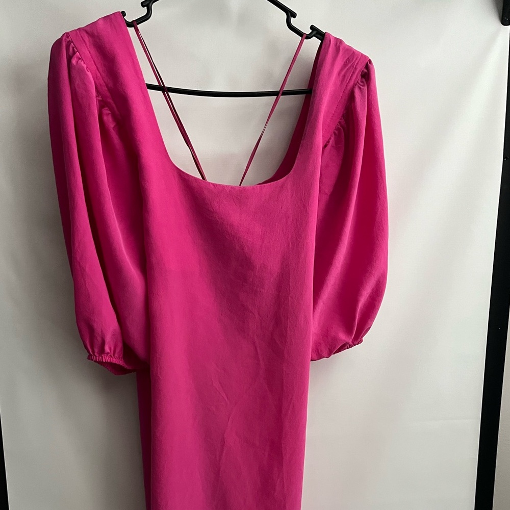 Express silk  Pink Women's Dress large